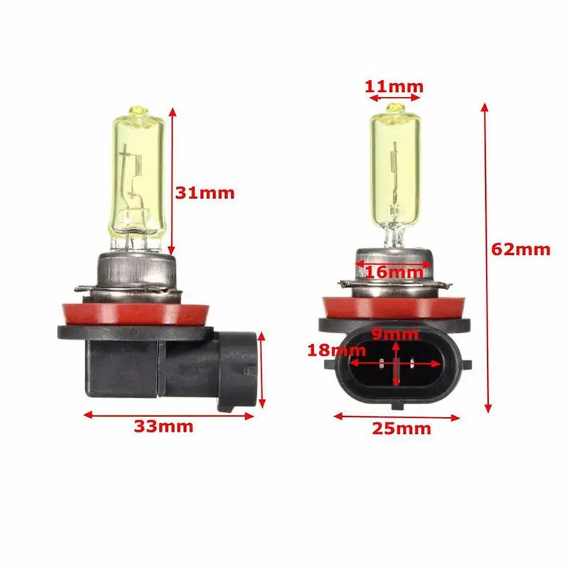 2 шт авто 4000k H11 55 Вт галогенные ксеноновые HID безопасность вождения супер яркий головной светильник легко установить автомобильные лампы