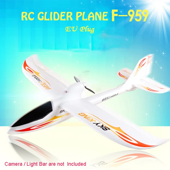 

WLtoys F959 RC Aircraft Sky King 3CH 2.4GHz Rechargeable Battery Wireless Remote Control Model Aircraft Wingspan RTF Airplane