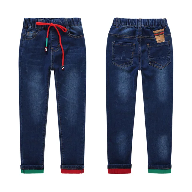 Brand Pants Kids Trousers Fashion Boys Jeans Children Ripped Leggings Spring Denim Clothes Baby Casual Jean Infant 4 to 14 Years 5