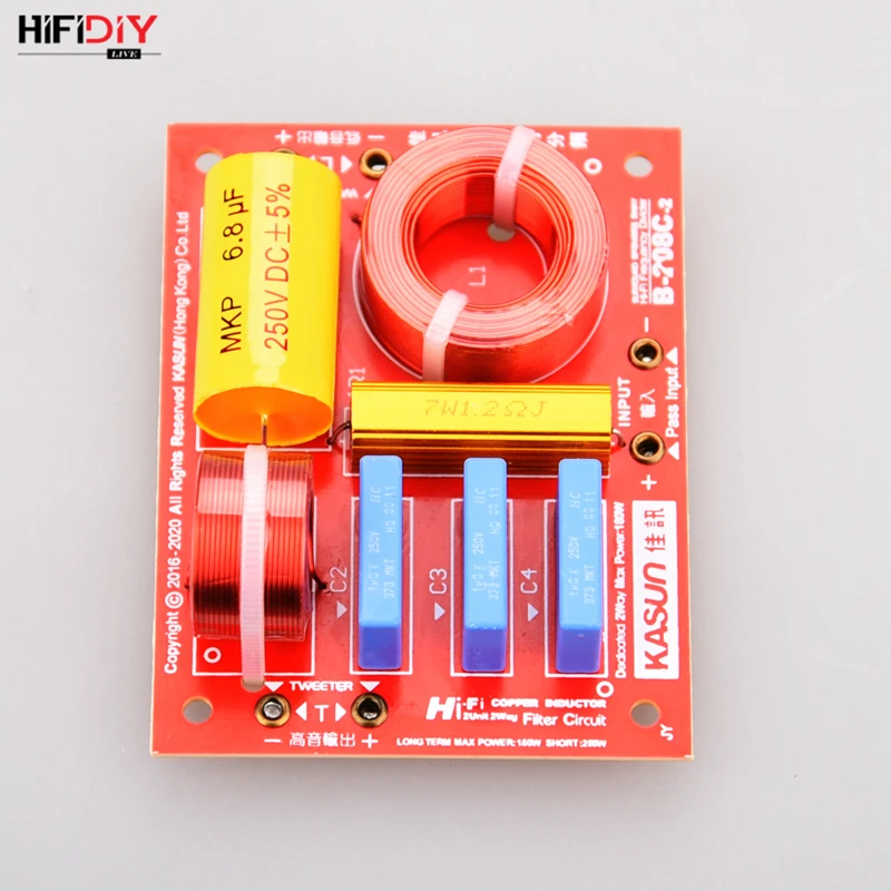 Pinça e Alto-falante Divisor de Frequência Filtros de Cruzamento Hifidiy Live Unidades Baixo Hi-fi Alto-falantes Áudio Surround 2 - Image 6