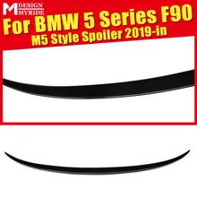 F90 Rear Spoiler Boot lip Wing Tail AEM5-Style Carbon Fiber For 5-Series M5 F90 Rear Trunk Spoiler Wing Lip Auto Car Styling 19+ F90 Rear Spoiler Boot lip Wing Tail AEM5-Style Carbon Fiber For 5-Series M5 F90 Rear Trunk Spoiler Wing Lip Auto Car Styling 19+