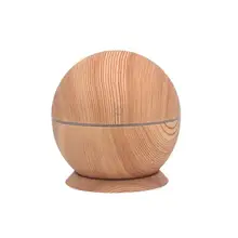 130 мл ароматизатор-увлажнитель воздуха с usb-интерфейсом креативный шар в форме капли воды распылитель эфирных масел древесины зерна 7 цветов светодиодов Арома машина