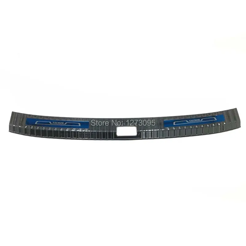 

For Volkswagen Tayron 2018 Stainless Interior Rear Bumper Protector Sill Trim Tail Trunk Guard Pedal Car Styling Accessories