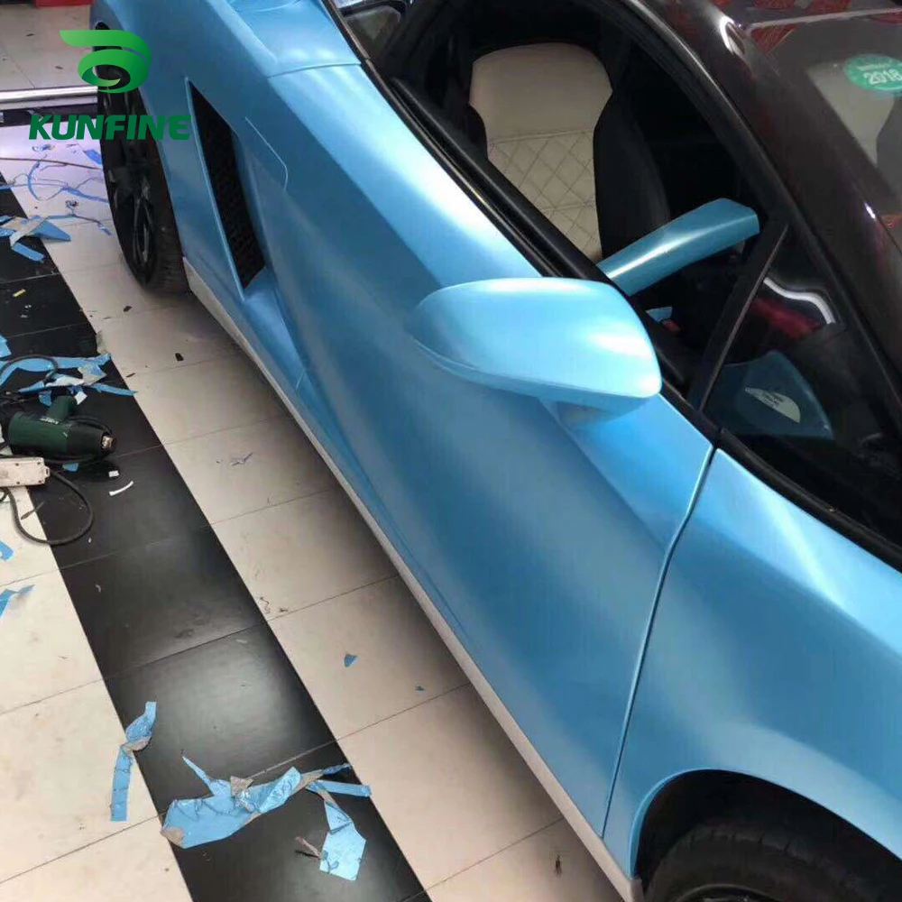 Автомобильный Стайлинг обмотка электро оптическая небесно голубая