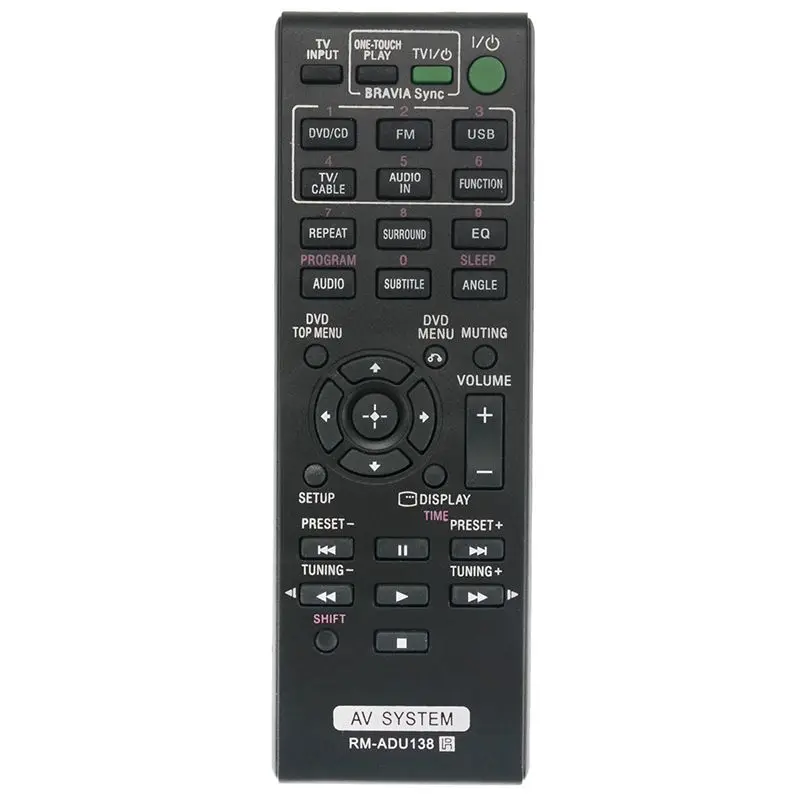 

AABB-RM-ADU138 Replace Remote Control fit for S-ony AV System DAV-TZ145 HBD-TZ140 HBD-TZ145