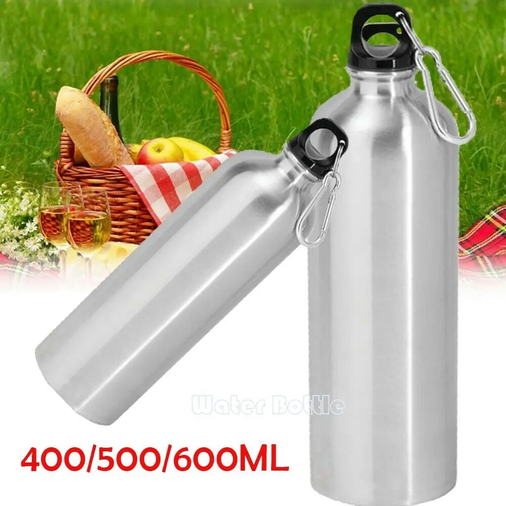 

easy to carry Water Bottle 400ml 500ml 600ml outdoor exercise plastic Bike Sports Water Bottles drinking aluminum material