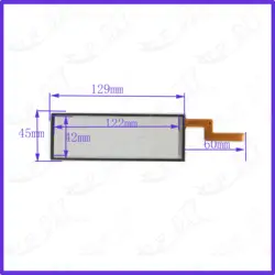 ZhiYuSun 13423-TP 129 мм * 45 мм 7 проводной сенсорный экран для gps стекло 129*45 сенсорная панель