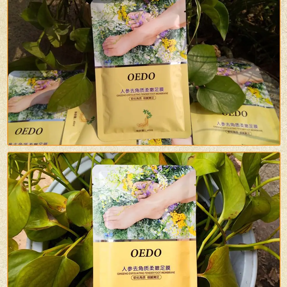 1 упаковка отшелушивающая маска для ног OEDO волшебный пилинг омертвевшей кожи