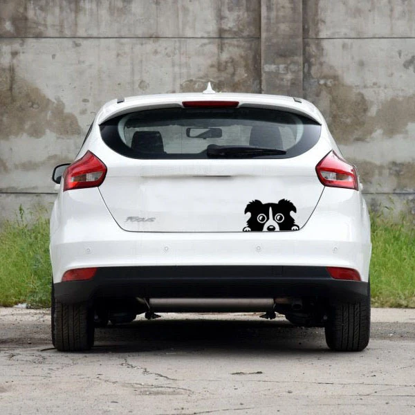 Creative Auto High Quality Style Cartoon Dog Pattern Sticker Reflective Personality Car Stickers Vinyl Car-styling Waterproof | Автомобили