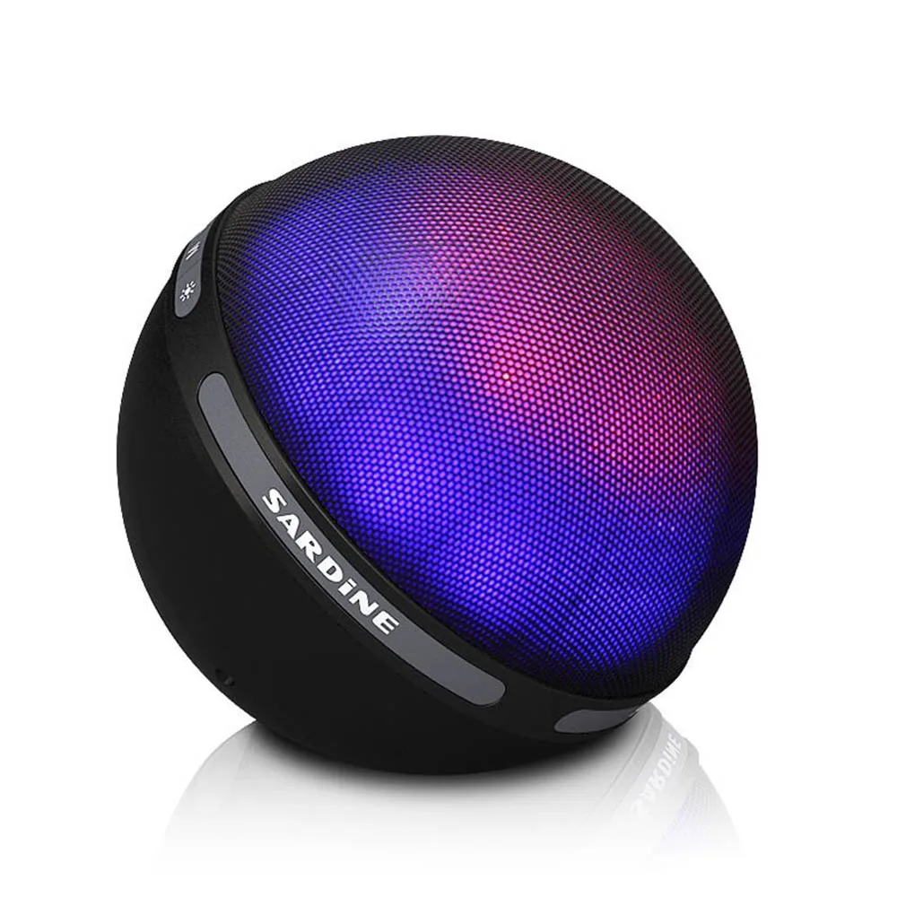 

Sardine Led Bluetooth Speaker with Led Light Show - Supports Aux TF Card, Portable Light Show Bluetooth Speaker for iPhone iPa