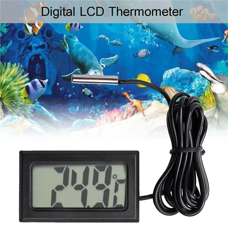 

Digital Thermometer Home Brew LCD Probe Embedded Freezer Fridge Beer Keg Electronic Temperature High Accuracy Instruments