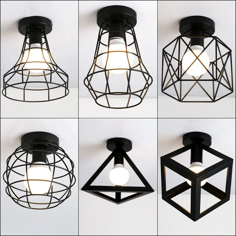 

Vintage Ceiling Lights Lamparas De Techo lustre Luminaria Abajur Ceiling Lamp Home Lighting Avize Luminaire Living Room Lights
