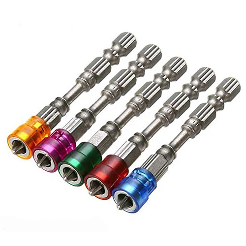

PH2 Hardness 65MM Magnetic Bit Set Cross Head Screwdriver Bit Single Head Electric Screwdriver Phillips Screw Driver With Magnet