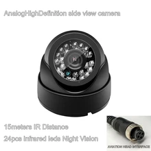 720P AHD Camera CMOS Sensor 24pcs infrared leds Night Vision for Car Truck Side view Camera