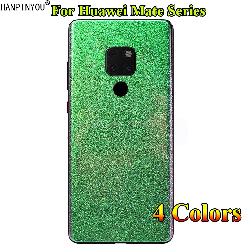 Блестящий чехол с градиентом для Huawei Mate 20 20X Pro Lite Защитный со стразами наклейка
