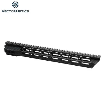 

MLOK Free Float 15" Polymer Slim Rail System Ultra Slimt & Light Compatible w/ QD Sling Swivel Fit most AR15 / M4