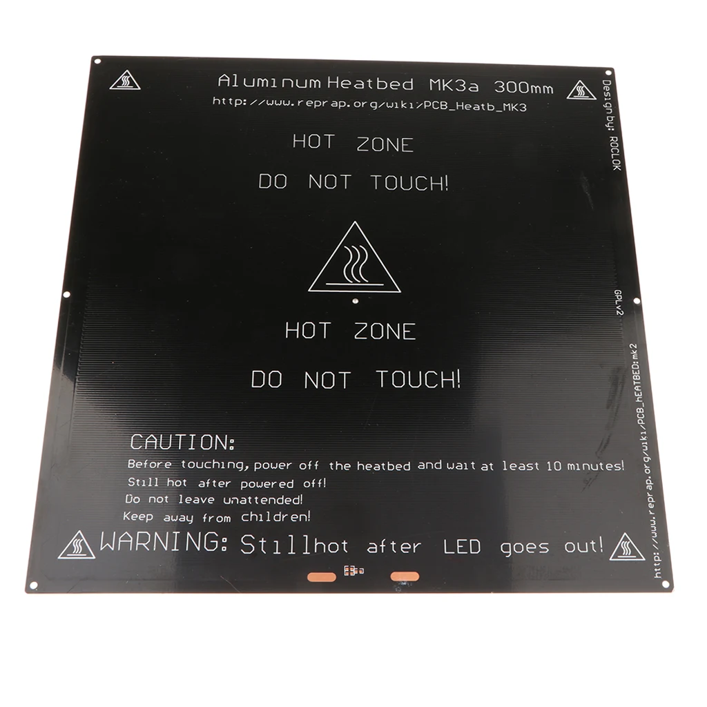 Dovewill Heated Bed 300x300 Aluminium PCB Heatbed 12v 24v Heat bed for ... - Dovewill HeateD BeD 300x300 Aluminium PCB HeatbeD 12v 24v Heat BeD For MK3 3D Printer