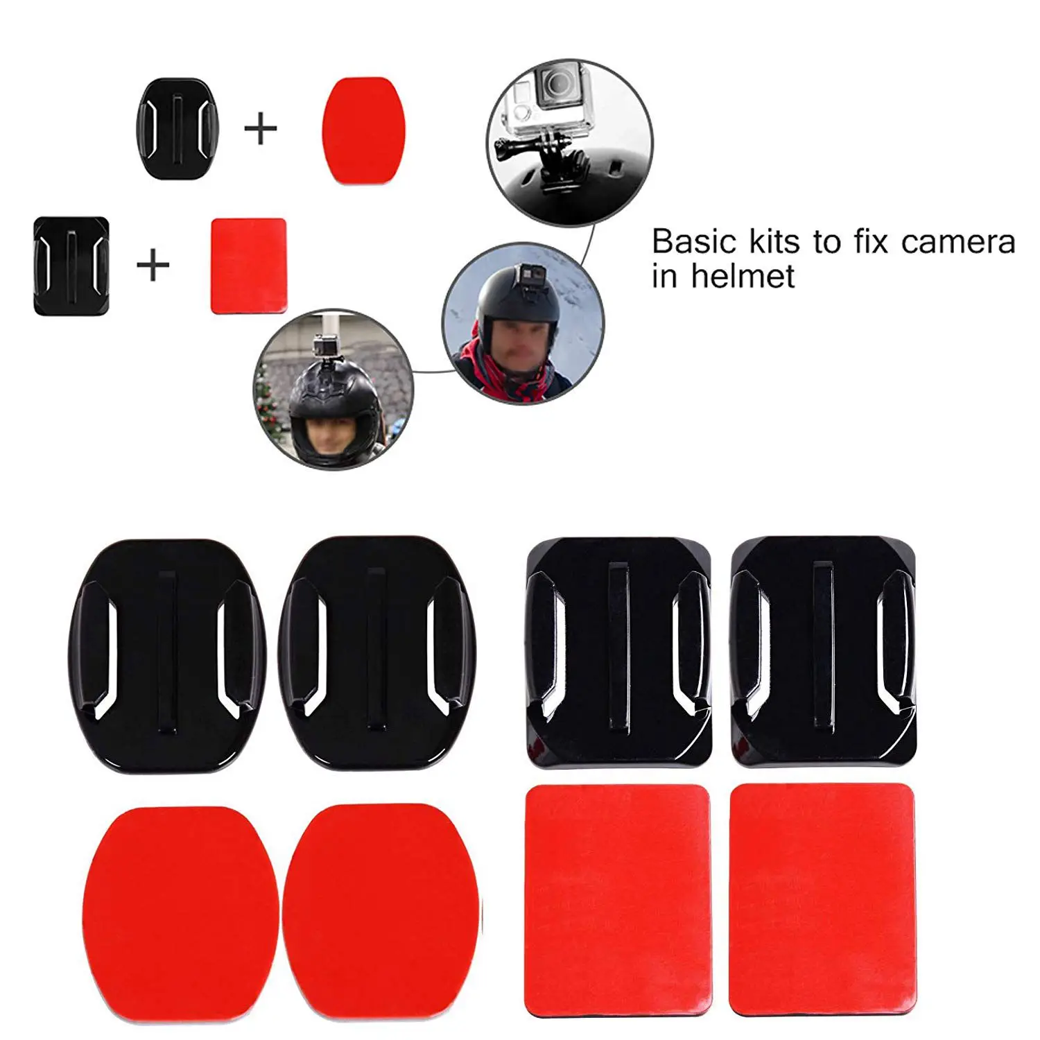 Набор аксессуаров для экшн камеры GoPro Hero 7 6/Hero 5 4 3 + SJCAM SJ4000 SJ5000 SJ6000 AKASO EK7000 Apeman A70