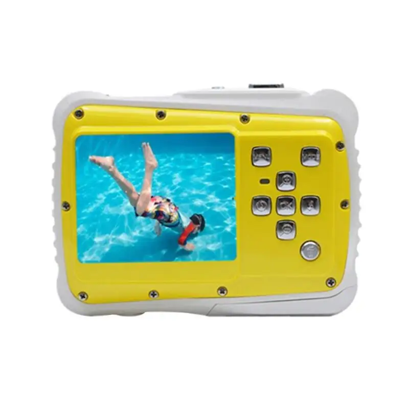 Kids Cartton Mini Digital Camera 2inch 12MP HD 720P Waterproof Portable Camcorder Video Recorder with Microphone Education Toys