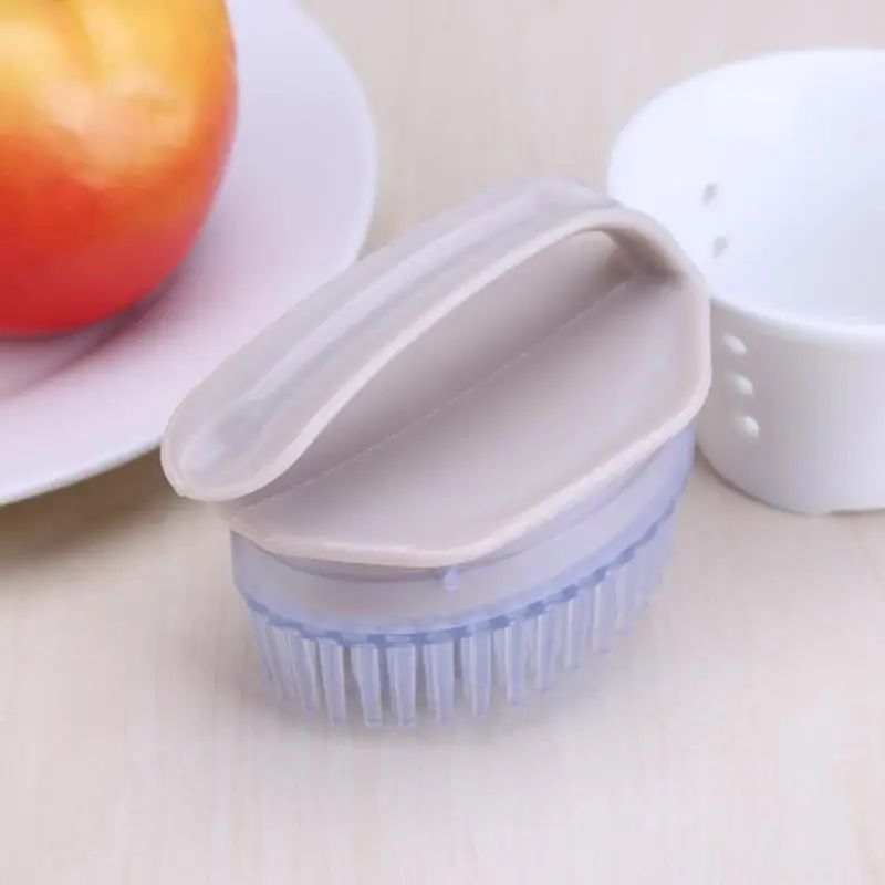 

Plastic Cleaning Brush Dish Pan Brush Bath Sink Gas Stove Cleaner Brush with Handle Kitchen Bathroom Cleaning Tool