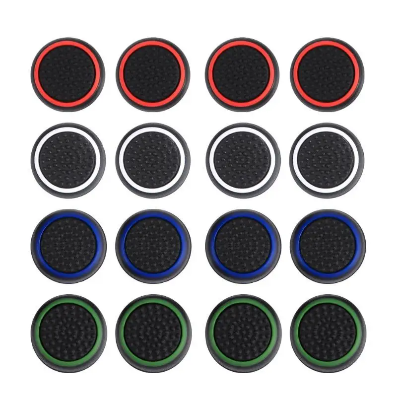 

4Pcs Silicone Controller Joystick Analog Thumbstick Grip Thumb Stick Cap Cover for PS4 PS3 Xbox One High Quality Game Accessory