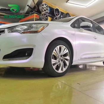 

Car Styling Wrap Gloss/Matt White to purple Car Vinyl film Body Sticker Car sticker With Air Free Bubble For Motorcycle Car Part
