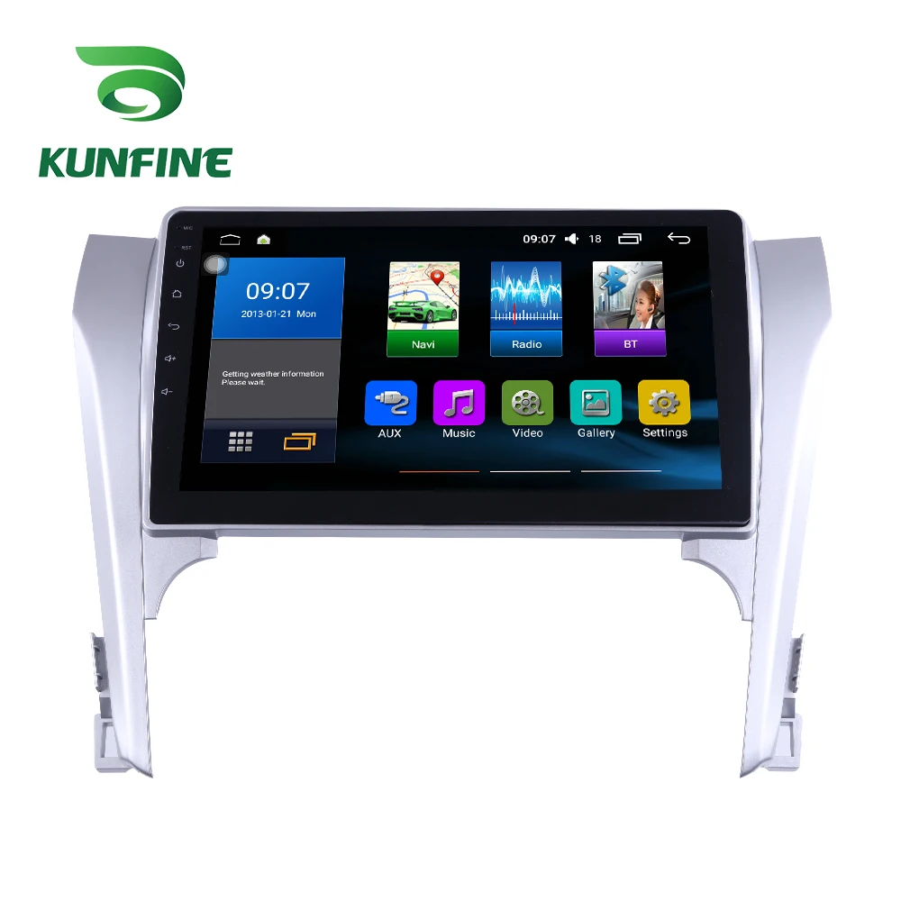 Octa Core 1024*600 Android 8.0 Car DVD GPS Navigation Player Deckless Stereo for Toyota Camry 2012 2013 2014 Radio Headunit | Автомобили и
