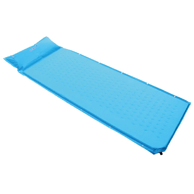 Special Price DSGS BLUEFIELD Ultralight Outdoor Sleeping Bag Camping Mat Pad Self-Inflating Moistureproof Picnic Tent Mat with Inflatable Pi