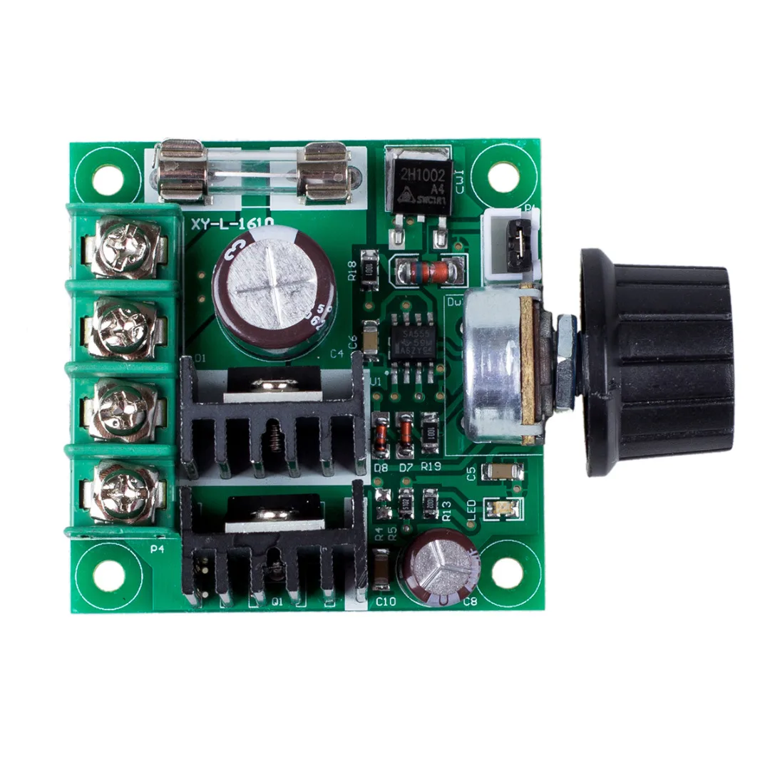 

Electrical DC Motor Speed Controller 12V-40V 10A PWM Control Switch Speed Controller Dimmer Voltage Regulator with Knob