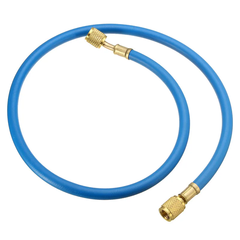 

90cm Single Charging Hose R134a 500PSI HVAC 1/4" SAE for A/C Refrigerant R410a R134a R22 R12 Car Air Conditioning Hose