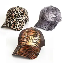 Для мужчин женщин современные Leopard Snapback бейсболка Открытый Регулируемый дамы Защита от солнца летняя шляпа