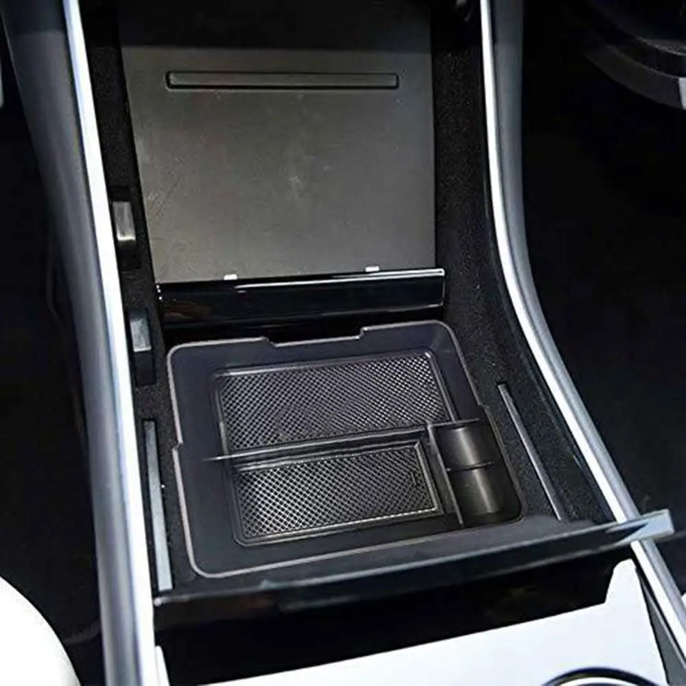 Central Armrest Box Storage For Tesla Model 3 Left Upgrade Center Console Tray Coin Phone Holder | Автомобили и мотоциклы