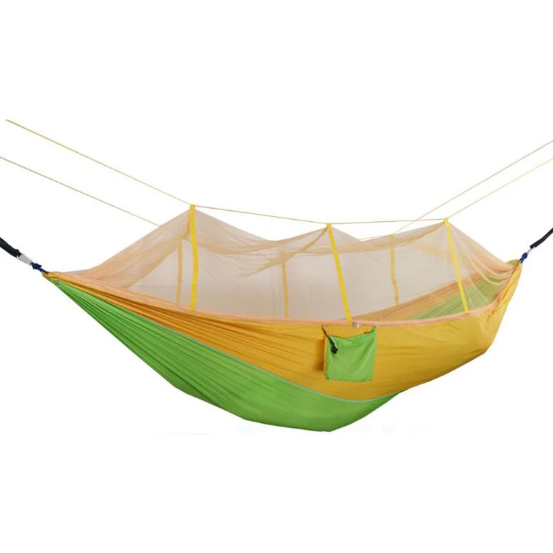 

Indoor Outdoor Couple Ultra-thin Travel Camping Hanging Bed Mosquito Net Hammock Ultralight Double Person Sleeping Bed
