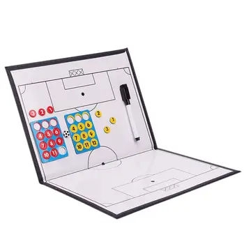 

Coach Soccer Ball Board Tactical Coaching 2 Sides Premium Dry Erase Tool for Kids, Community, High School Team Football Tactical