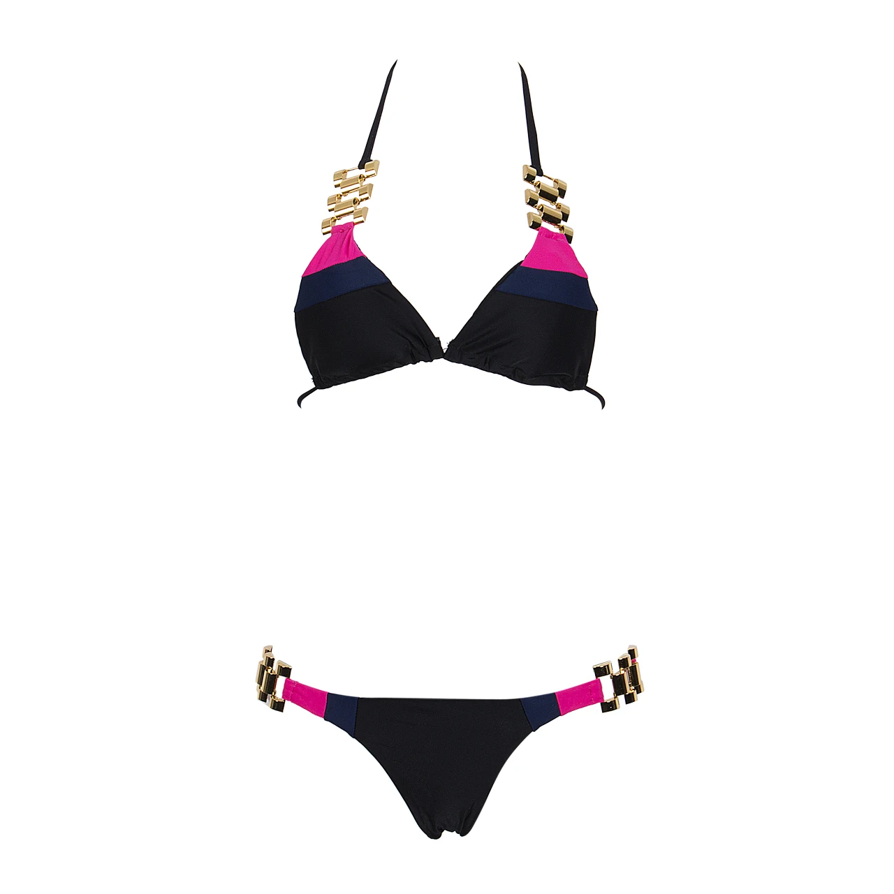 Clearance Sale Women Bikini Sexy Bandage Halter Biquini Women Swimwear 2019 Push Up Padded