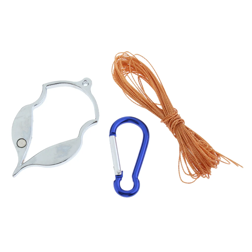 

Hook Detacher Remover with Box Stainless Steel Unhook Device 19.7ft Nylon Line Fishing Equipment