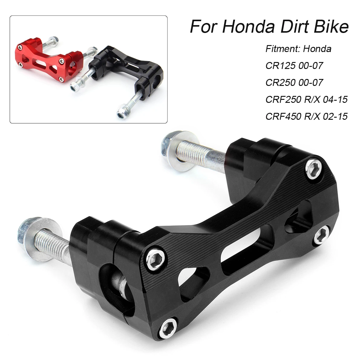

28mm 1/8" Universal Motorcycle Handlebar Riser Handle Bar For Fat Bar Mount Riser Clamp For Honda For Yamaha For Suzuki