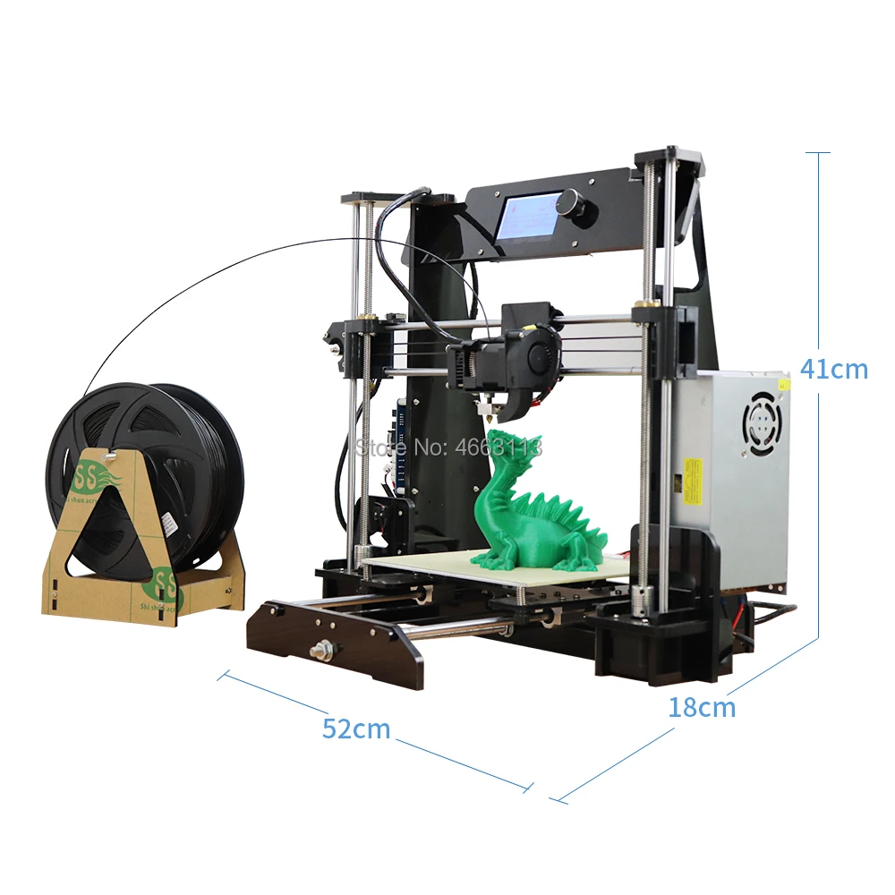 EX8 2018 Новое поступление Acylic дешевый классический Prusa I3 3d принтер легко собрать DIY с