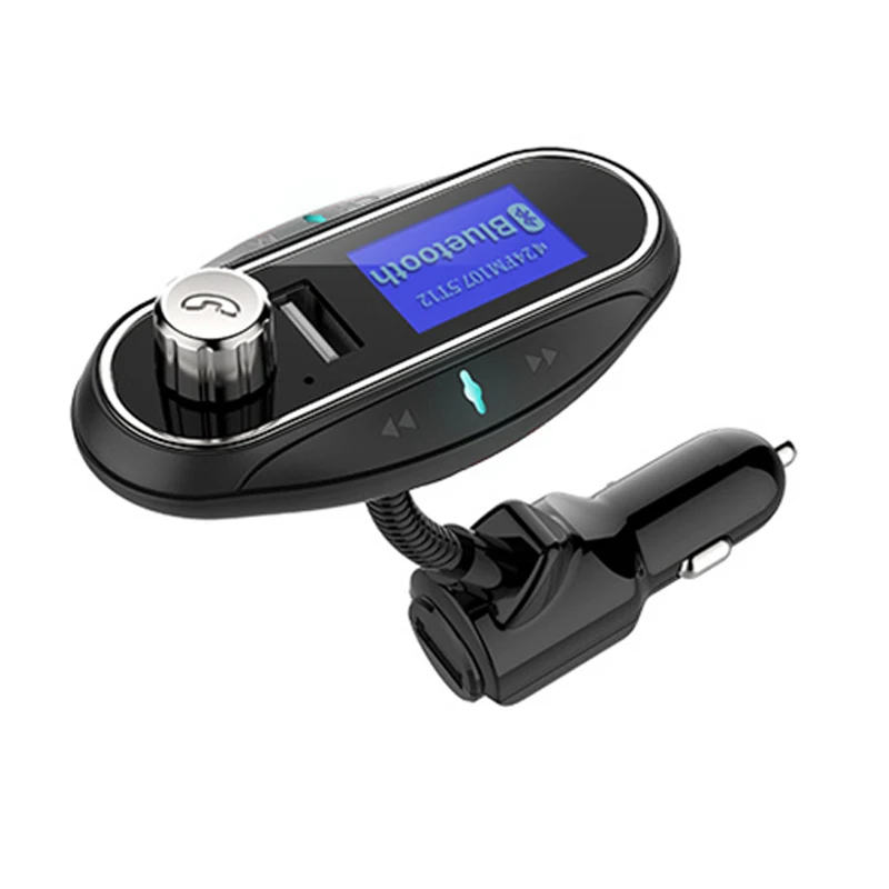 

Dual Usb Wireless 3.0 Quick Charge In-Car Bluetooth Fm Transmitter Radio Adapter Car Kit Mp3 Player Hands-Free With Lcd Displa