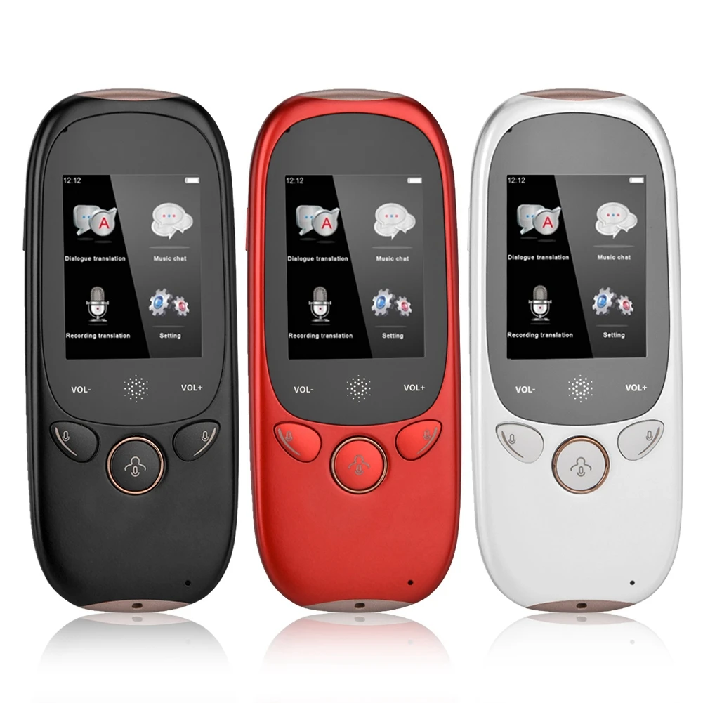 

AI Smart Voice Translator Portable Real Time Travel Business Language Translator Support 45 Multi-language Traductor BIG Screen