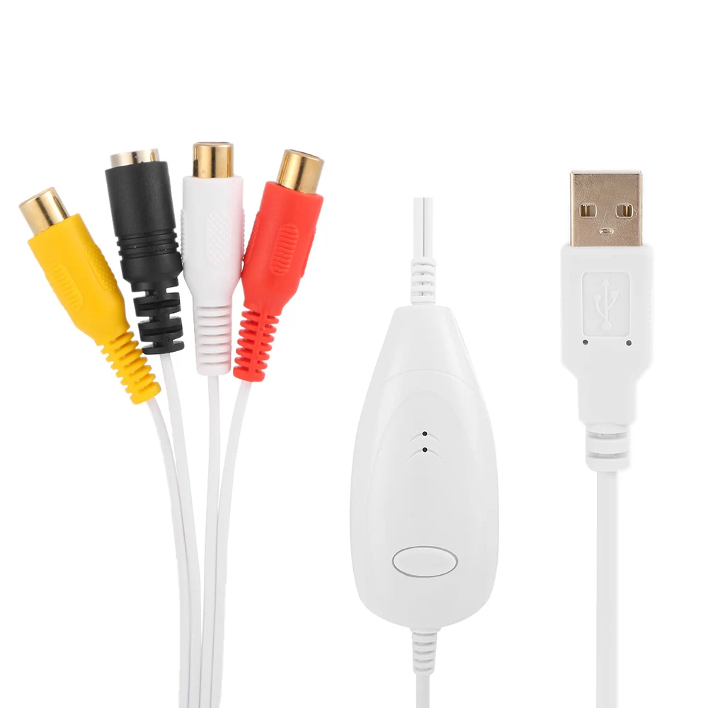 

Ezcap USB Video Capture Card Device Video Converter Recorder Convert EasyCap Analog Video Audio to Digital for Windows 7 8 10 OS
