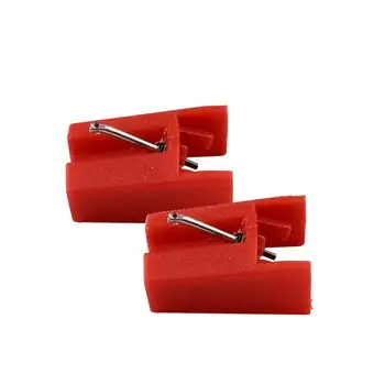

2019 New 2PCS Turntable Stylus Dynamic Magnetic Needle Record Player Reader Vinyl Record Player Replacement Accessories