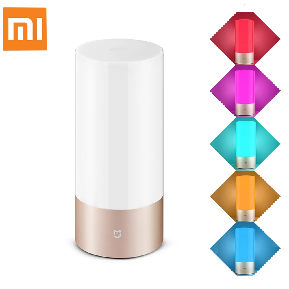 

Xiaomi Mijia MJCTD01YL Bedside Lamp Night Light with OSRAM LED RGBW Touch Bluetooth Control WiFi Connection ( Update Version )