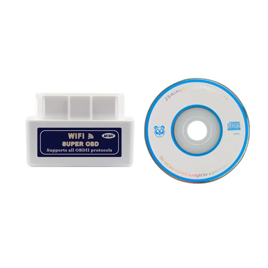 20 шт./пакет V1.5 PIC18F25K80 WI FI OBD2 автомобиля Интерфейс ELM 327 Беспроводной работает на
