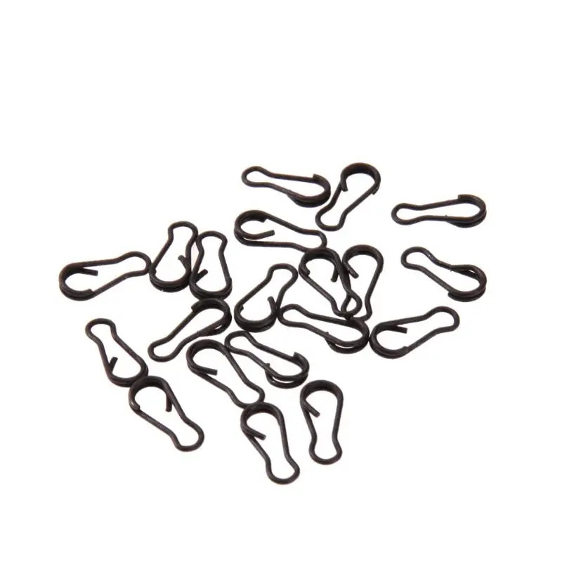 

20pcs/lot Stainless Steel Carp Fishing Tackle Snap Lure Connector Fishing Snap Pesca Fishing Connector Tackle Accessories New