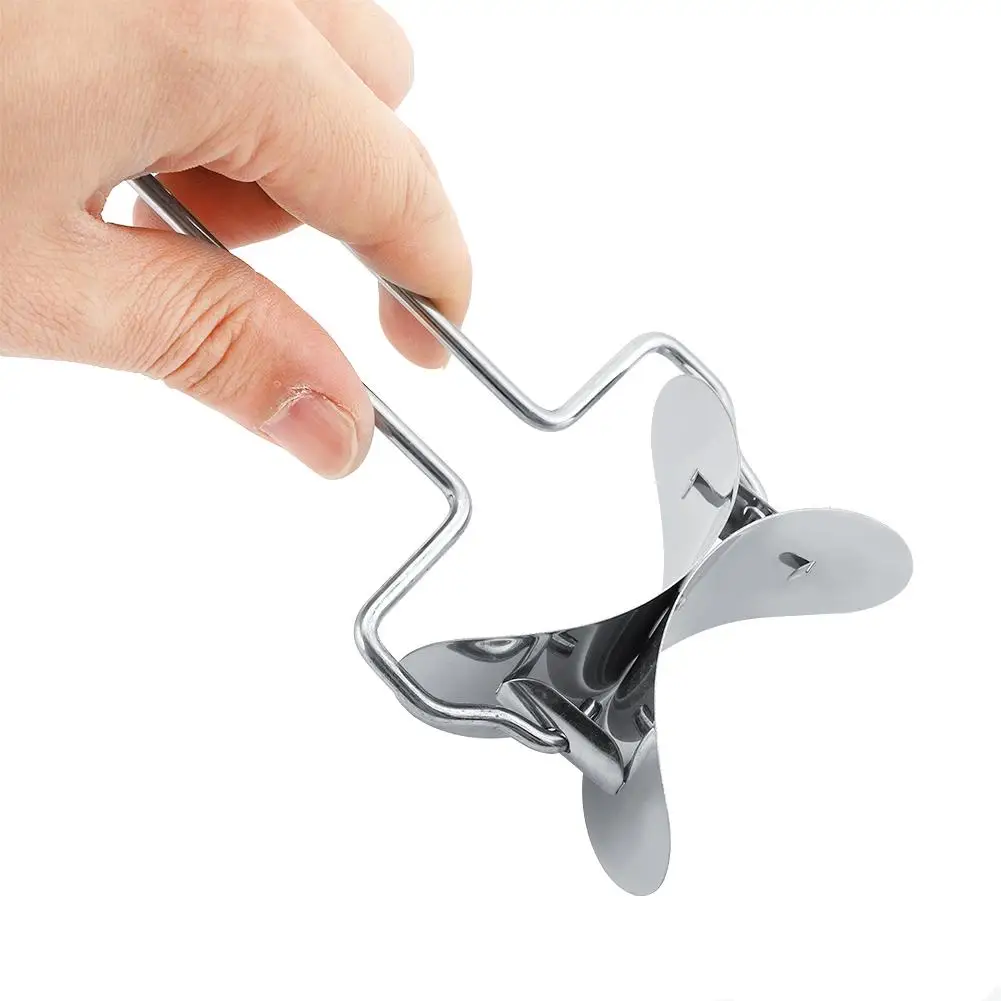 

Dumpling Wrapper Cutter Stainless Steel Dumpling Wrapper Dough Cutter Circle Roller Mold Making Tool