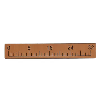 

New Product Brown Color 1000 x 150 x 6mm 0-32 Inch EVA Foam Ruler Fish Gauge for Fish Boat Yacht Accessory