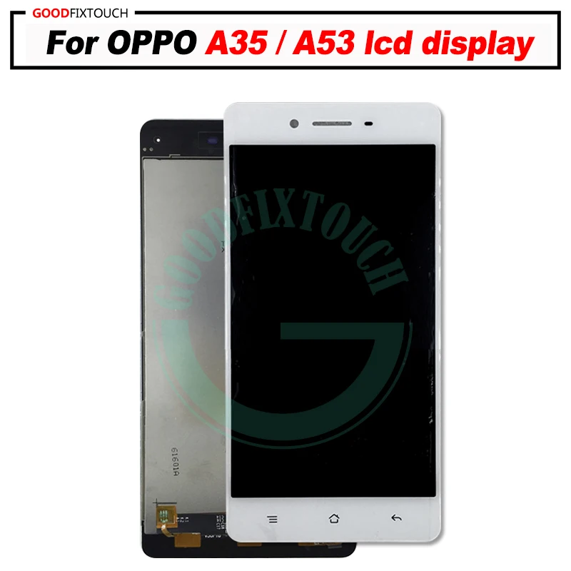 Черный/белый A53 Для OPPO A35 LCD дисплей кодирующий преобразователь сенсорного экрана