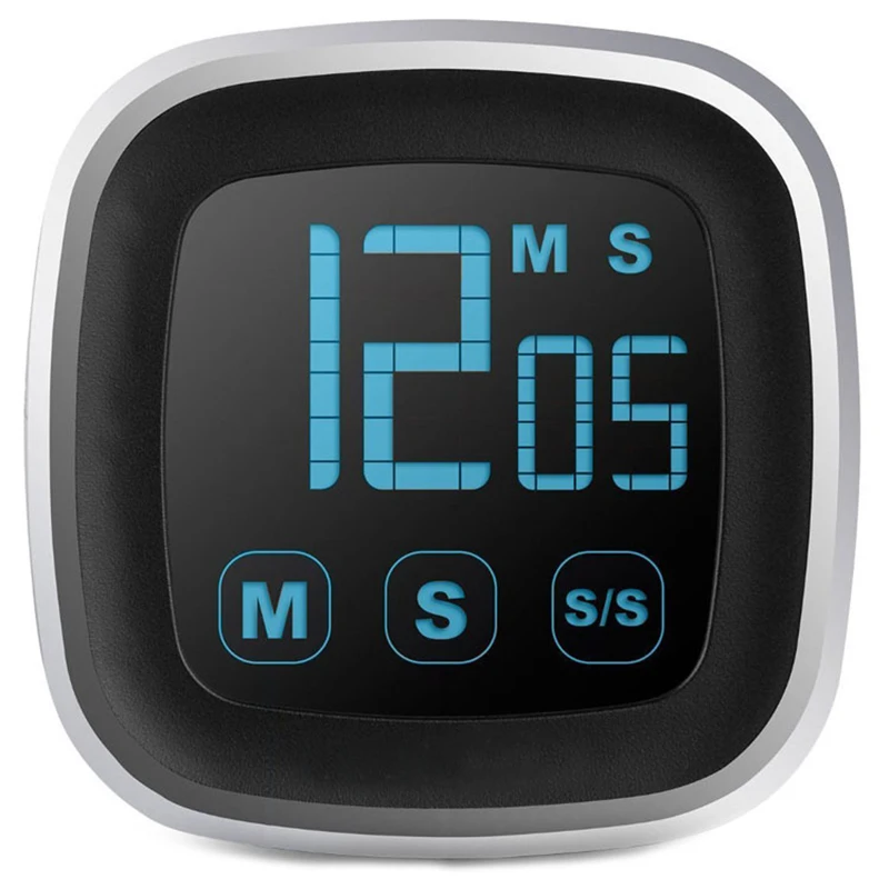 

2019 Large LED Display Kitchen Timer Electronic Touch Screen Electronic Digital Kitchen Cooking Timer