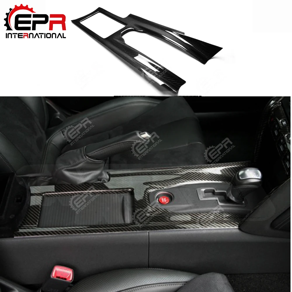 For Nissan R35 Gtr Center Console Cover Lhd Carbon Fiber